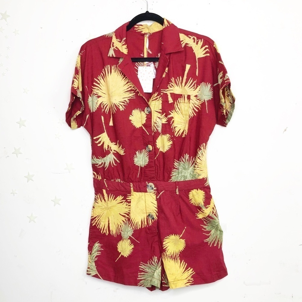 FREEPEOPLE Malibu tropical print jumpsuit - Picture 6 of 12
